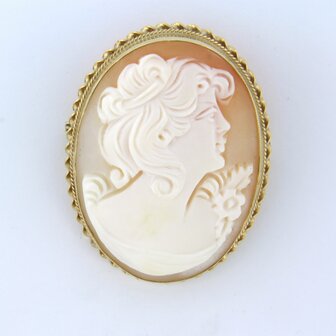 BWG camee broche