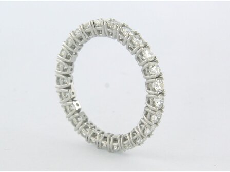 18k white gold eternity ring set with brilliant cut diamond 1.83 ct - rm 18.25 (57)