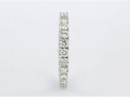 18k white gold eternity ring set with brilliant cut diamond 1.83 ct - rm 18.25 (57)