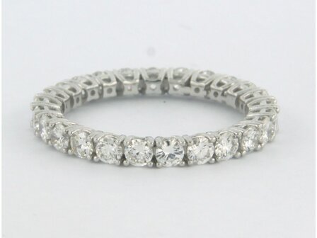18k white gold eternity ring set with brilliant cut diamond 1.83 ct - rm 18.25 (57)