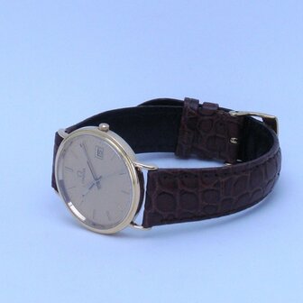 Omega De Ville 18k yellow gold ref 196.7500