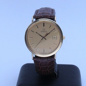 Omega De Ville 18k yellow gold ref 196.7500