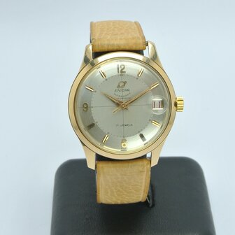 Enicar Ultrasonic Automatic 18k gold case