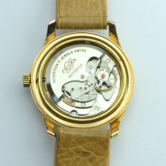 Enicar Ultrasonic Automatic 18k gold case