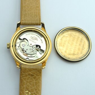 Enicar Ultrasonic Automatic 18k gold case