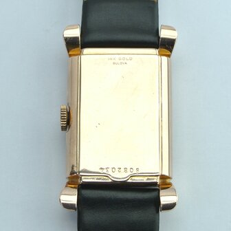 Bulova Tank-model | 14k rose gold case