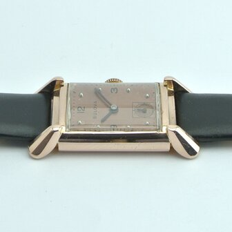 Bulova Tank-model | 14k rose gold case
