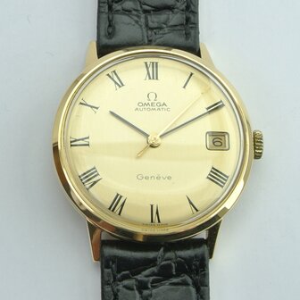 Omega Gen&egrave;ve Automatic 18k gold case ref 162041