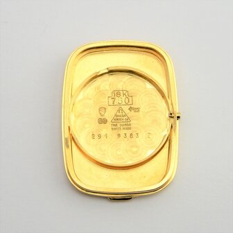 Omega 18k gold case with diamonds ref 1365