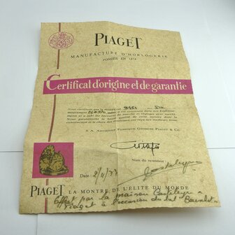 Piaget 3451 D2 18k yellow gold watch