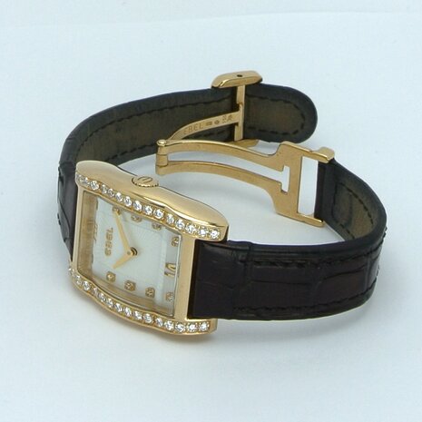 Ebel Tarawa 18k gold with diamond case | ref 8656J28-20