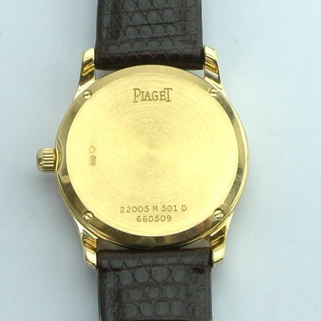 Piaget Polo ref 22005 | 18k gold case | factory diamond set