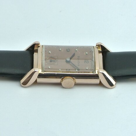 Bulova Tank-model | 14k rose gold case