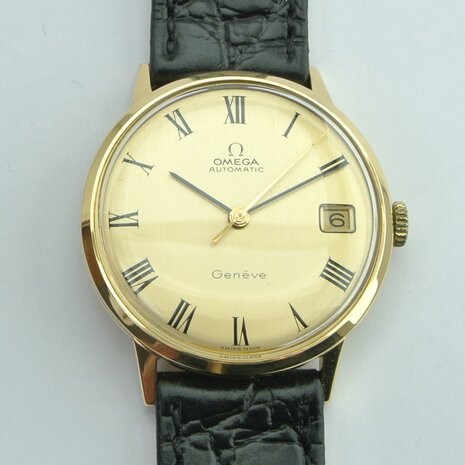 Omega Genève Automatic 18k gold case ref 162041