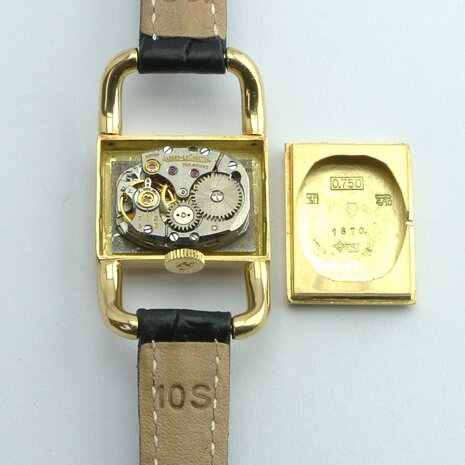Jaeger-LeCoultre Etrier ref 1670 18k yellow gold case