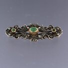 18k-goud-met-Z1-zilver-broche-met-smaragd-en-diamant